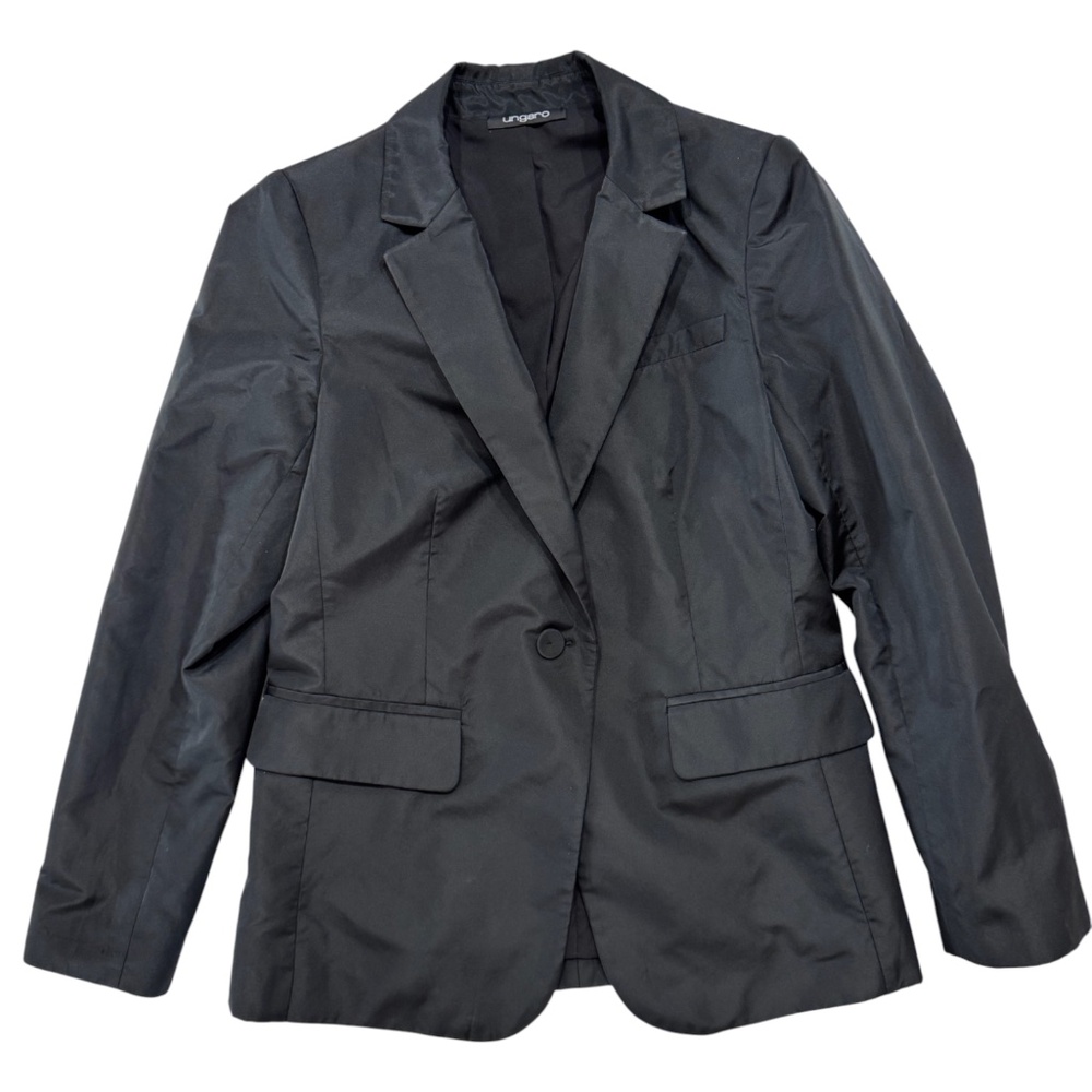 UNGARO - JACKET - SATIN - BLACK - SIZE M